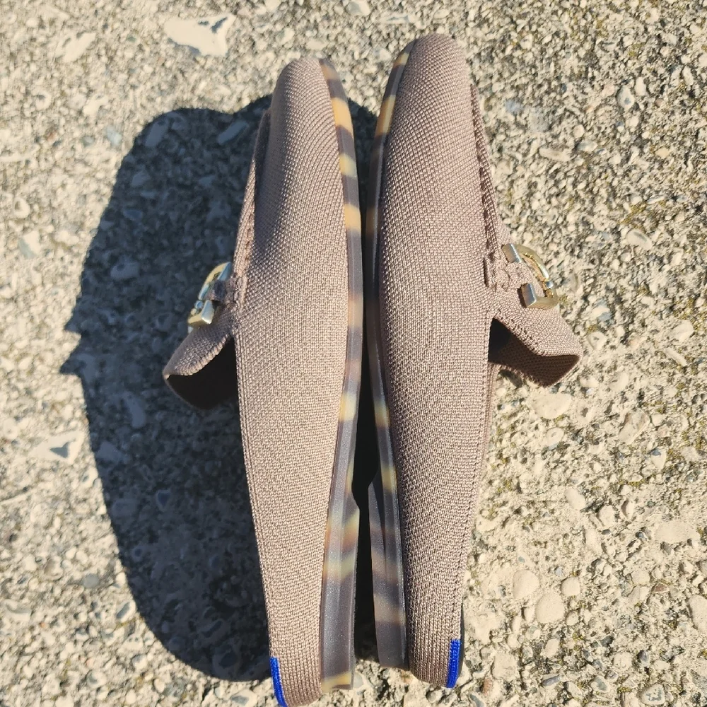Rothy's Taupe Woven Mules  with Horse Bit Detail 9.5 - Picture 8 of 15